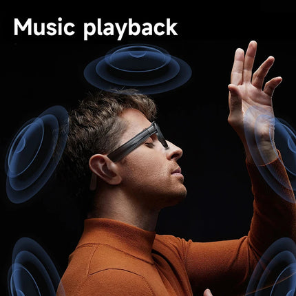 Wireless AI Smart Glasses with Bluetooth 5.4 and 6-7H Music/Call Time