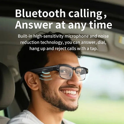 Portable AI Glasses with 4G Memory and 6-7H Music/Call Time