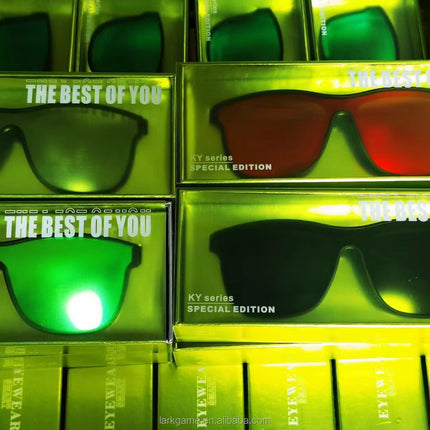 Portable Waterproof AI Glasses with 16MB Memory & 10m Transmission