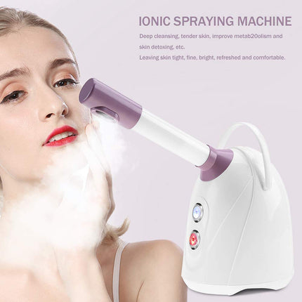 Portable Ionic Facial Steamer Nano Mist Face Humidifier for Deep Cleansing and Hydration