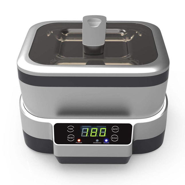 1.2L Ultrasonic Cleaning Machine 40kHz Digital Timer for Jewelry Glasses & Tools