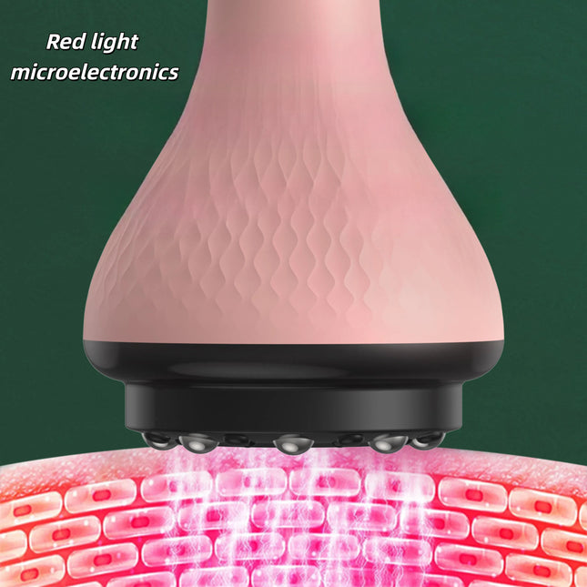 2-in-1 Electric Cupping Massager with Microcurrent and Vibration, Portable USB Rechargeable
