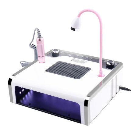 Professional 5-in-1 UV LED Nail Dryer Lamp 108W with Smart Timer Display