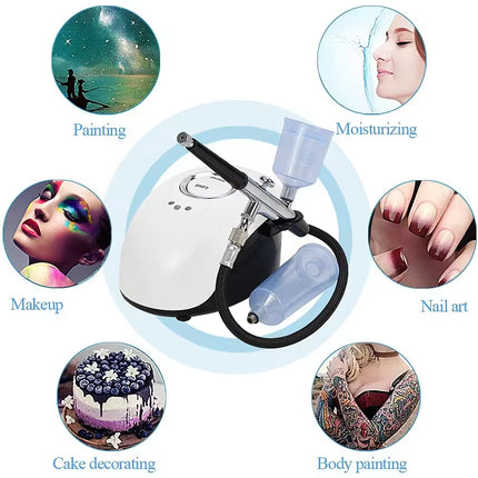 Portable High-Pressure Oxygen Facial Mist Sprayer with Smart Temperature Control