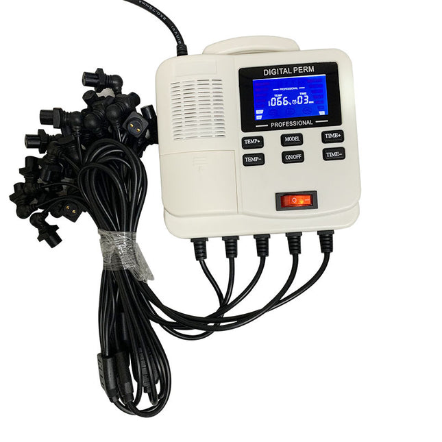 400W Digital Hair Perm Machine with LCD Display for Salon and Barbershop Styling