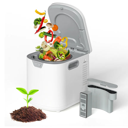 Compact 3.5L Kitchen Compost Machine with Nano Ceramic Inner Pot & Odor Filter