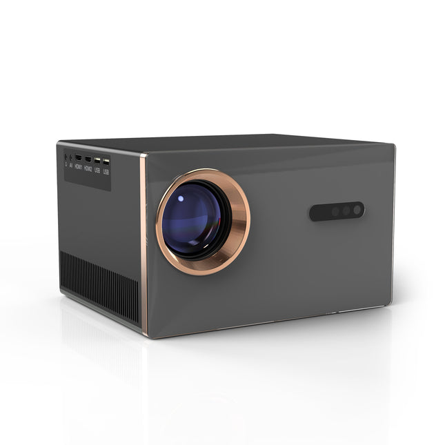 High-Definition LCD Projector, 4K Supported, Auto Correction & 5W Dual Speakers