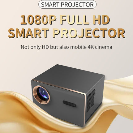 High-Definition LCD Projector, 4K Supported, Auto Correction & 5W Dual Speakers
