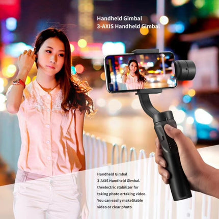 Cordless 3-Axis Handheld Gimbal Stabilizer for Smooth Video Recording – 280g Load Capacity