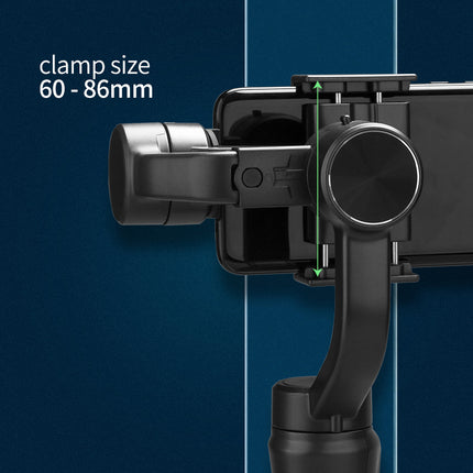 Cordless 3-Axis Smartphone Gimbal with Object Tracking & Zoom Control, 2500mAh Battery