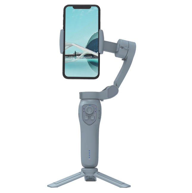 Portable 3-Axis Anti-Shake Smartphone Gimbal with Object Tracking & Time-Lapse