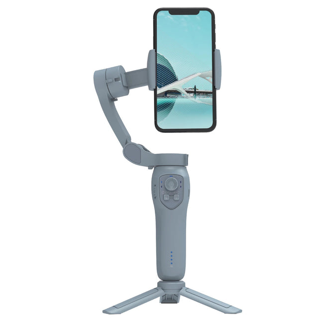 Portable 3-Axis Smartphone Gimbal with Object Tracking, Time-Lapse & FPV Mode – 280g Payload