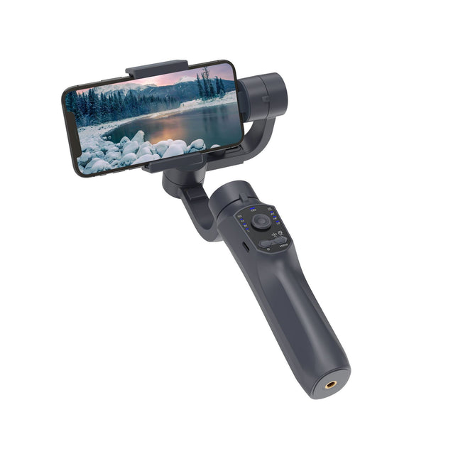 Portable 3-Axis Gimbal for Smartphone with Zoom, Slow Motion & FPV Modes