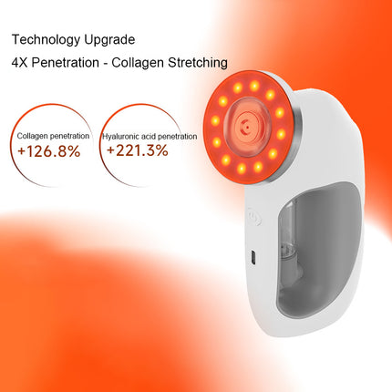 Portable Rechargeable Nano Facial Mist Sprayer with Red Light Hydration Care