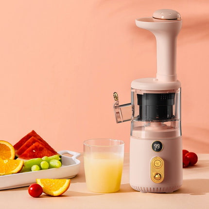 Portable USB Rechargeable Slow Juicer 250ml Cordless Cold Press Fruit Juice Extractor