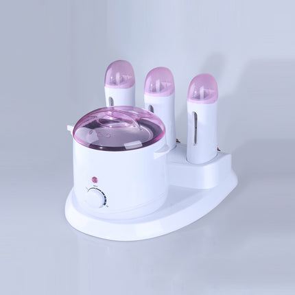 3-in-1 Wax Warmer Roll On Hair Removal Kit with Aloe Formula for Body and Legs