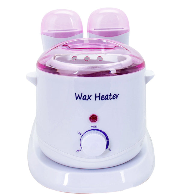 3-in-1 Wax Warmer Roll On Hair Removal Kit with Aloe Formula for Body and Legs