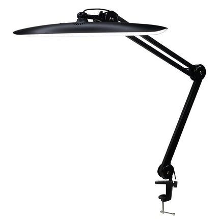 24W LED Magnifying Desk Lamp with Clamp 8.0 Diopter Glass Lens for Beauty Salon and Manicure
