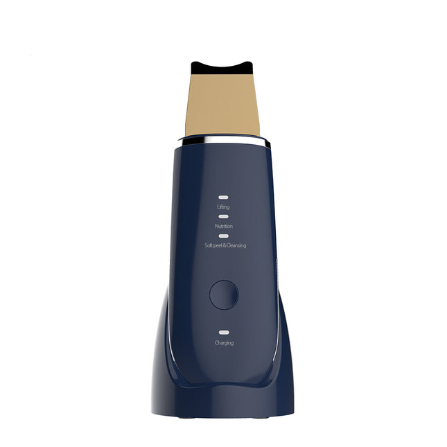 Portable Cordless Ultrasonic Face Spatula Skin Scrubber with EMS & Ion Technology