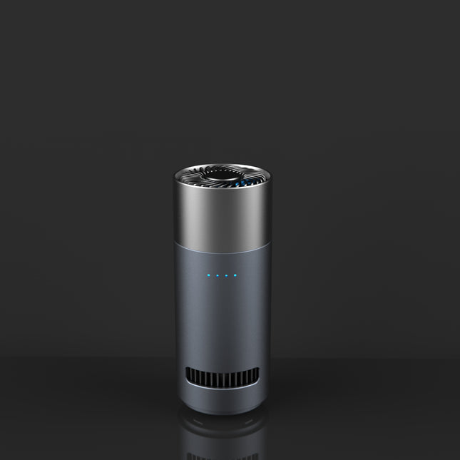 USB Rechargeable Car Air Purifier Portable HEPA Filter Deodorizer for Smoke and Odor Control