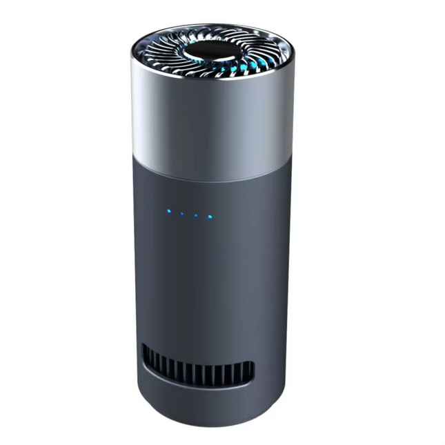 USB Rechargeable Car Air Purifier Portable HEPA Filter Deodorizer for Smoke and Odor Control