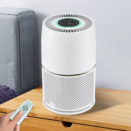 Portable HEPA Air Purifier with Negative Ion and Touch Control for Home Office Desktop