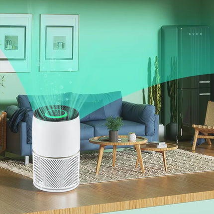 Portable HEPA Air Purifier with UV Light and Negative Ion Function for Home Bedroom Office
