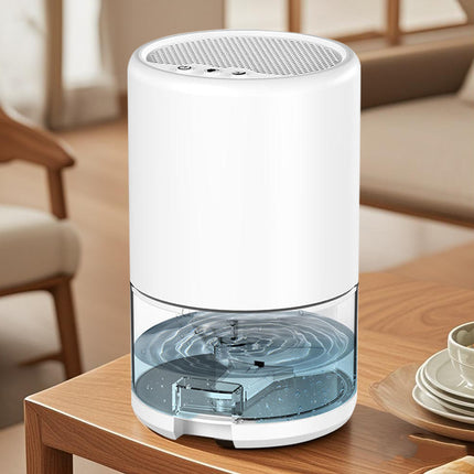 Electric Household Dehumidifier 1L Tank 350ml Daily Capacity Adjustable Humidity Control Unit
