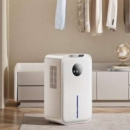 Portable Household Dehumidifier with 1L Water Tank and Electronic Humidity Control