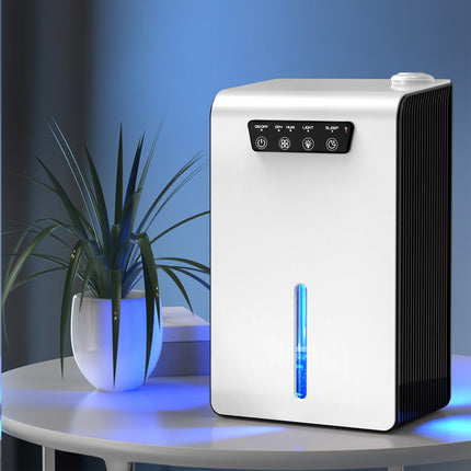 2-in-1 Portable Air Dehumidifier with Humidifier Mode 3.5L Water Tank 7 Color LED Lights