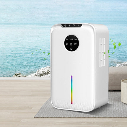 Compact Electric Dehumidifier 1200ML Capacity with Adjustable Humidity Control