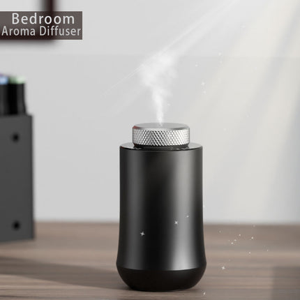 Compact USB Rechargeable Waterless Aroma Diffuser with 4-Color LED Lighting