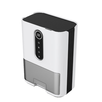 Small Electric Air Dehumidifier 2L Tank with LED Display for Home and Office