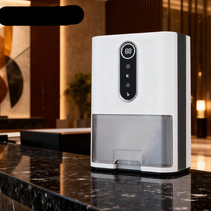 Portable 2L Electric Dehumidifier with LED Display for Bedroom Living Room and Office