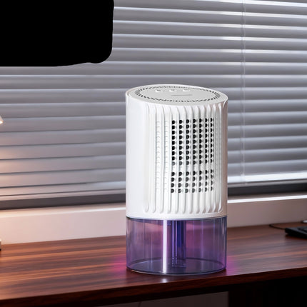 Compact Desktop Dehumidifier with LED Display USB Powered Air Dryer for Home and Office