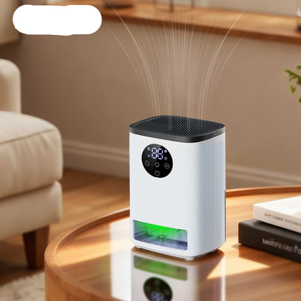 Compact 300ML Electric Dehumidifier with Touch Control LED Display for Home and Bathroom