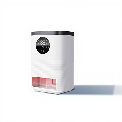 Compact 300ML Electric Dehumidifier with Touch Control LED Display for Home and Bathroom