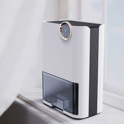 Compact 2L Moisture Absorbing Dehumidifier with Adjustable Humidity Control