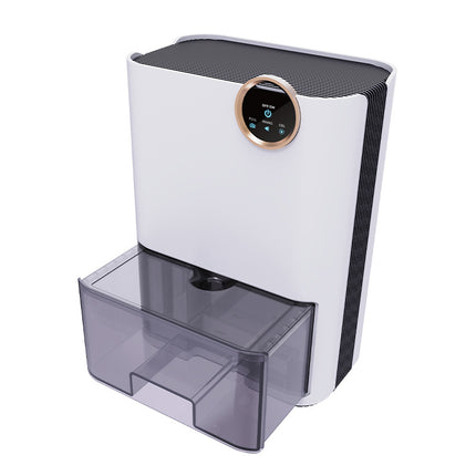 Compact 2L Moisture Absorbing Dehumidifier with Adjustable Humidity Control