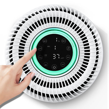 Compact HEPA Air Purifier with UV Light, Touch Control and Timer Function