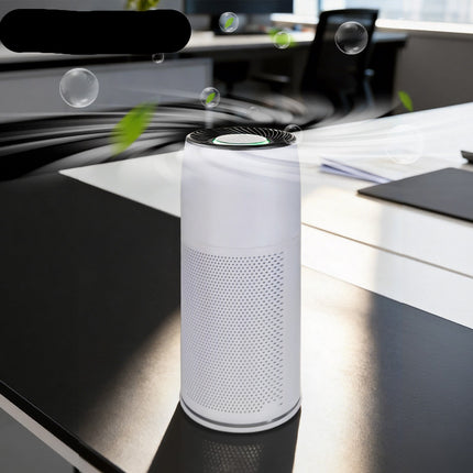 Mini Portable Air Purifier for Home, Odour Reduction, Touch Control, Low Noise Design