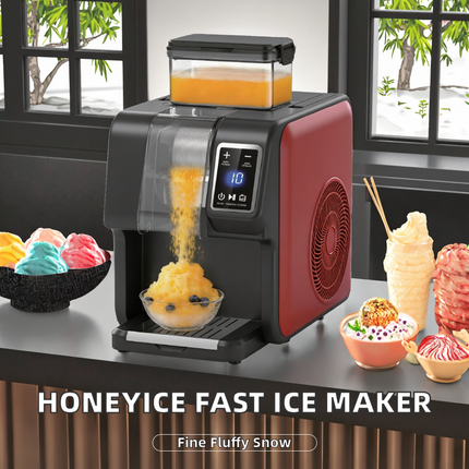 Electric Ice Smoothie Machine 1.5L Fully Automatic Slushie and Cocktail Maker with LCD Display