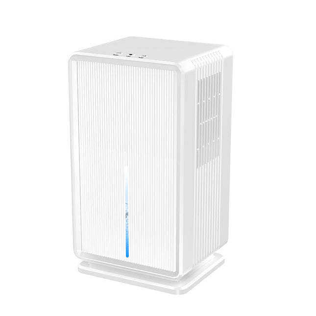 Compact Dual-Core Household Dehumidifier 1000ml/Day with 3L Tank & Auto Shut-Off
