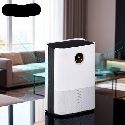 2L Portable Household Dehumidifier with Touch Control for Bedroom Basement and Small Rooms