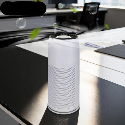 Compact Household Air Purifier for Indoor Air Freshening with Touch Control Panel