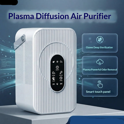 Compact Touch Control Air Purifier with Ion Function for Home and Bathroom Fresh Air