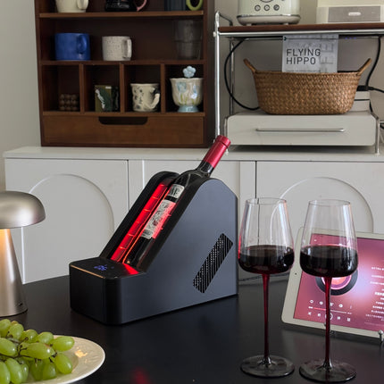 Portable Battery Wine Cooler Single Bottle Chiller with Adjustable Temperature Control