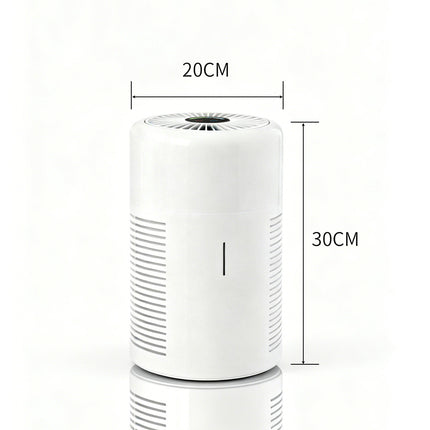 Compact Desktop Air Purifier for Bedroom Office and Living Spaces with Remote Control