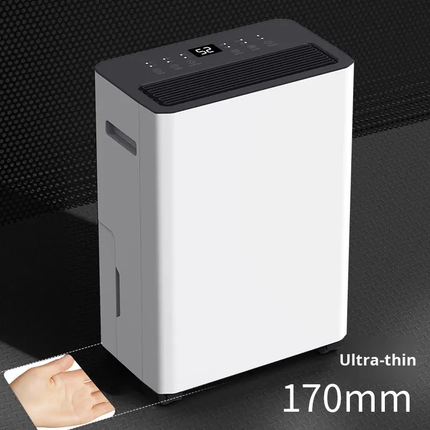 12L Refrigerative Dehumidifier for Home Use 2.3L Water Tank Low Noise Moisture Control Unit