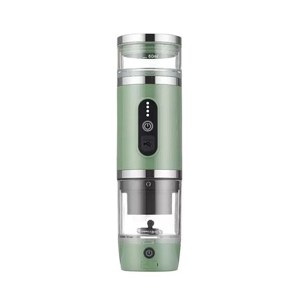 Portable USB Rechargeable Espresso Coffee Maker with 20 Bar Pressure and Heating Function 4-in-1
